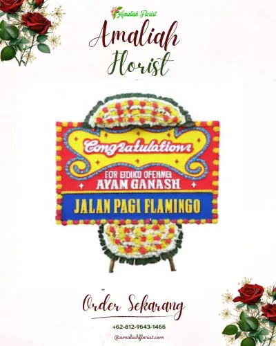 Bunga Papan Congratulation di Bigaran